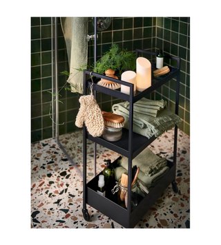 Carrito Camarera NISSAFORS Ikea Negro