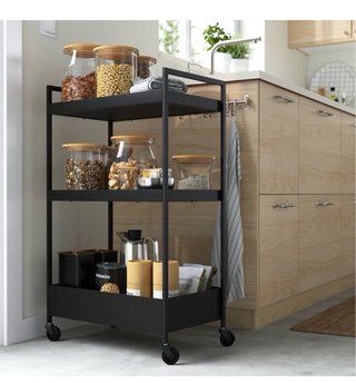 Carrito Camarera NISSAFORS Ikea Negro
