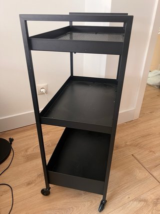 Carrito Camarera NISSAFORS Ikea Negro