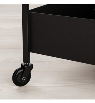 Carrito Camarera NISSAFORS Ikea Negro