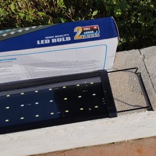 pantalla led 120 a 140 cm acuario pecera luz