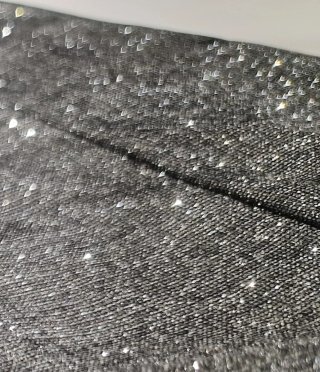 Vestido plateado brillante estilo corsé Talla S