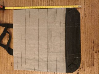 Borsa shopper Moleskine nera e grigia