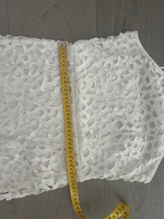 Vestido blanco estilo ibicenco H&M