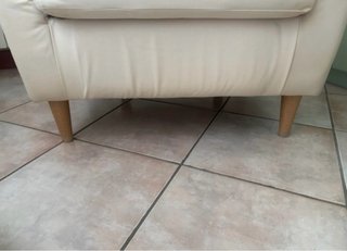 Poltrona Ikea tessuto panna