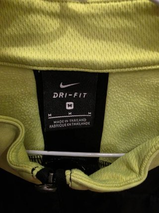 Sudadera Nike Dri-FIT M Negra y Amarilla