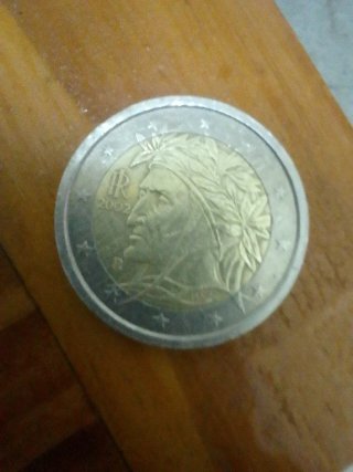Moneda 2 Euros Italia 2002 Cara Indio 624340998