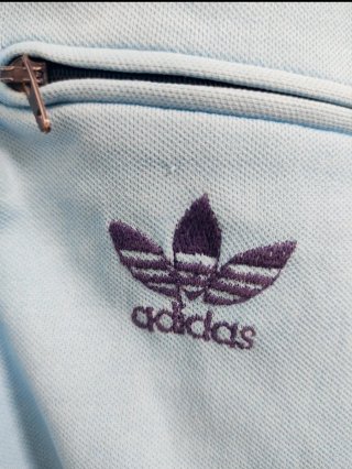 Chaqueta Adidas Retro Track Top Azul Vintage