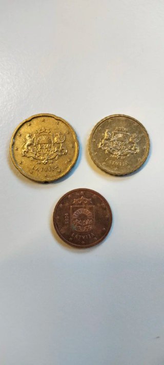 Monedas de Euro Letonia (2014)