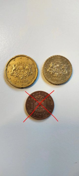 Monedas de Euro Letonia (2014)