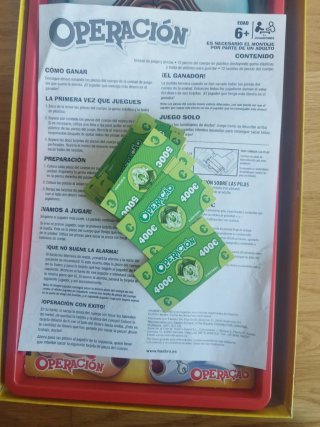 Juego de mesa Operación