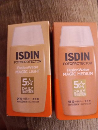 Fotoprotector Fusion Water Magic ISDIN Nuevo