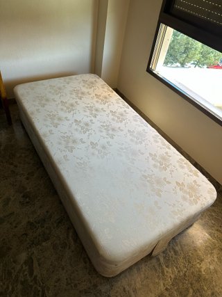 Canapé 90x190 con Colchón y Ropa Cama verano/invie