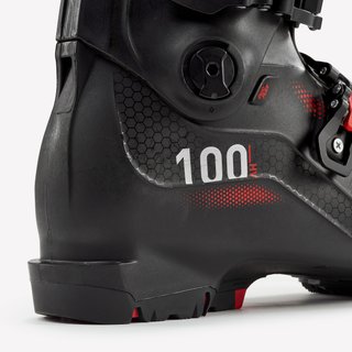 Botas de esquí hombre flex 100, PST 500 negras