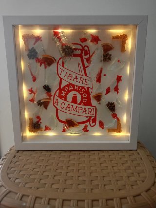 Quadro Decorativo Campari Vetro e Luce
