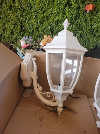 Faroles Grandes Blancos Exterior