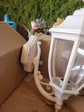 Faroles Grandes Blancos Exterior