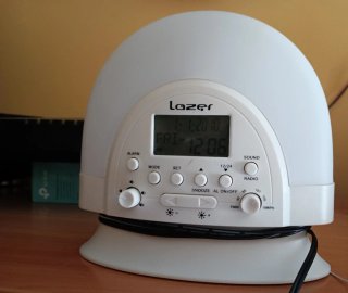 Radio Despertador Lazer Blanco