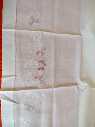 Tovaglia Lino Ricamato 74x112 cm