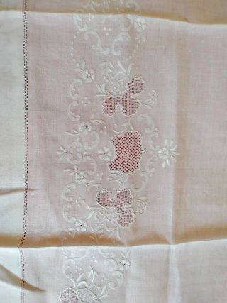 Tovaglia Lino Ricamato 74x112 cm