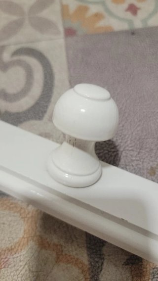 Perchero blanco 36cm