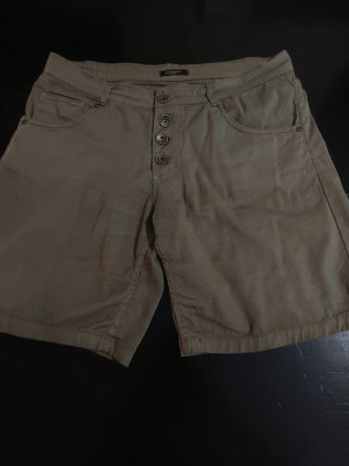 2 Bermudas mujer beige