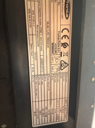 Inversor Solar Fronius Primo 5kW + Medidor meter