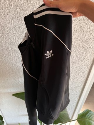 Sudadera Adidas Original Negra y Blanca