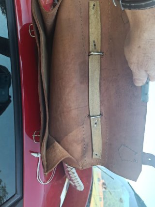 Cartera de cuero vintage