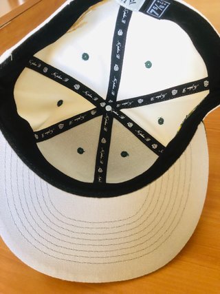Gorra No Plan B blanca y verde