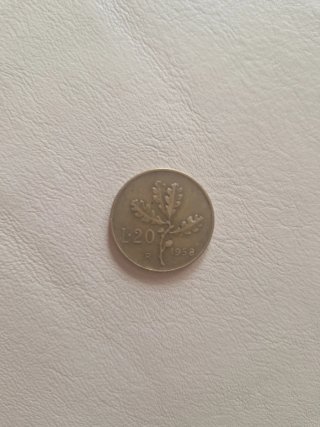 Moneta 20 Lire Repubblica Italiana