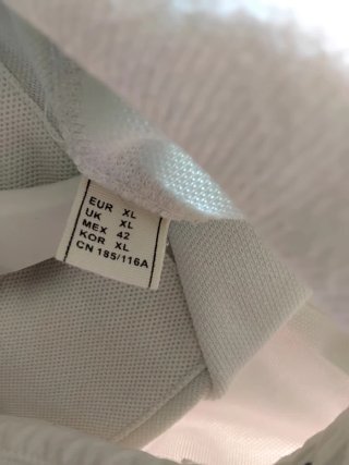 Polo Pedro del Hierro Blanco Talla XL
