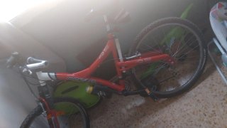 Bicicleta de Montaña Roja