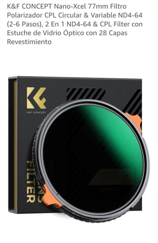 Filtro K&F Concept 77mm ND4-64 CPL