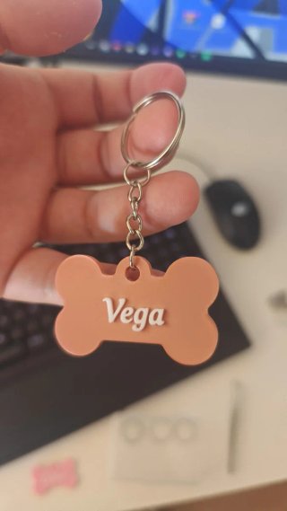 Collar para perro Vega hueso