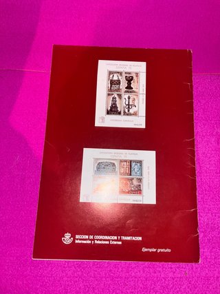 Carpeta Dosier Filatelia Sellos Correos España 84