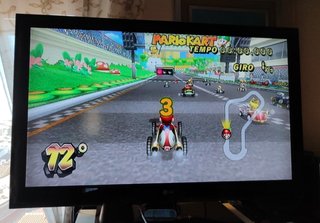 Mario Kart Wii con 2 volanti