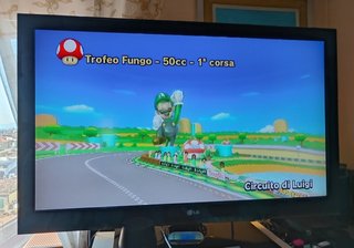 Mario Kart Wii con 2 volanti