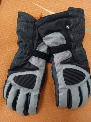 Guantes Moto BMW Motorrad Negro y Gris