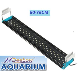 Pantalla 60 - 70 cm acuario pecera led blanco/azul