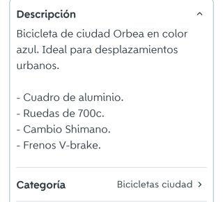 Bicicleta Orbea Paseo Azul