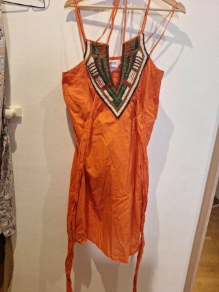 Vestido HOSS naranja talla M/38