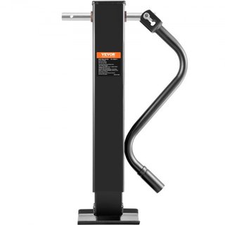 Gato de Remolque, Gato de Lengüeta de Remolque Soldable con Capacidad de Carga de 12000 lb, Soporte de Gato de Remolque con Mango para levantar Remolque de RV, Remolque de Caballo, Remolque Utilit...
