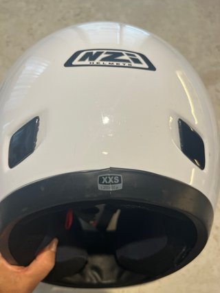 Casco de moto NZI blanco integral