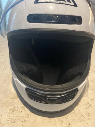 Casco de moto NZI blanco integral