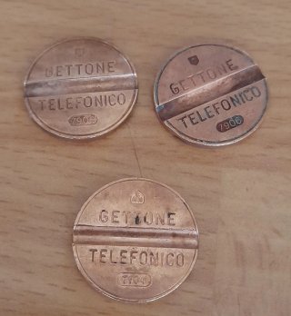 Lotto gettoni telefonici italiani vari anni