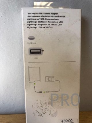 Camara Adaptador USB Apple