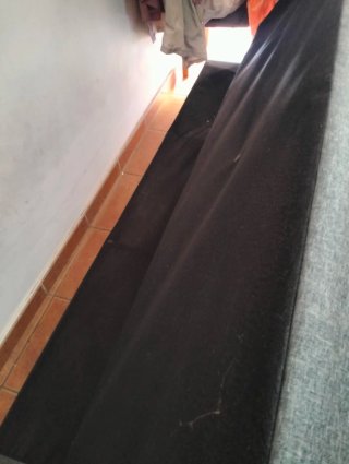 Sofá Cama Gris y Multicolor
