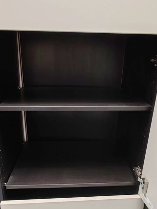 2 Librerías Ikea Negra y Beige