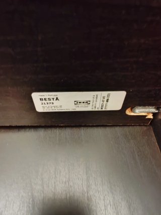 2 Librerías Ikea Negra y Beige